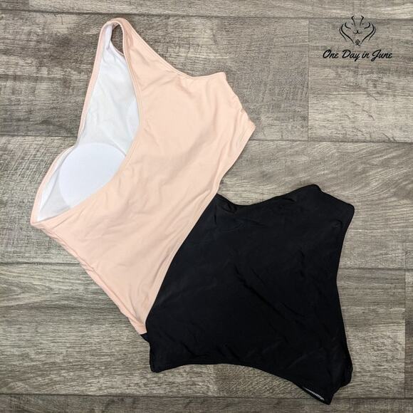Yonique One Shoulder One Piece Swimsuit Size L - Picture 4 of 4